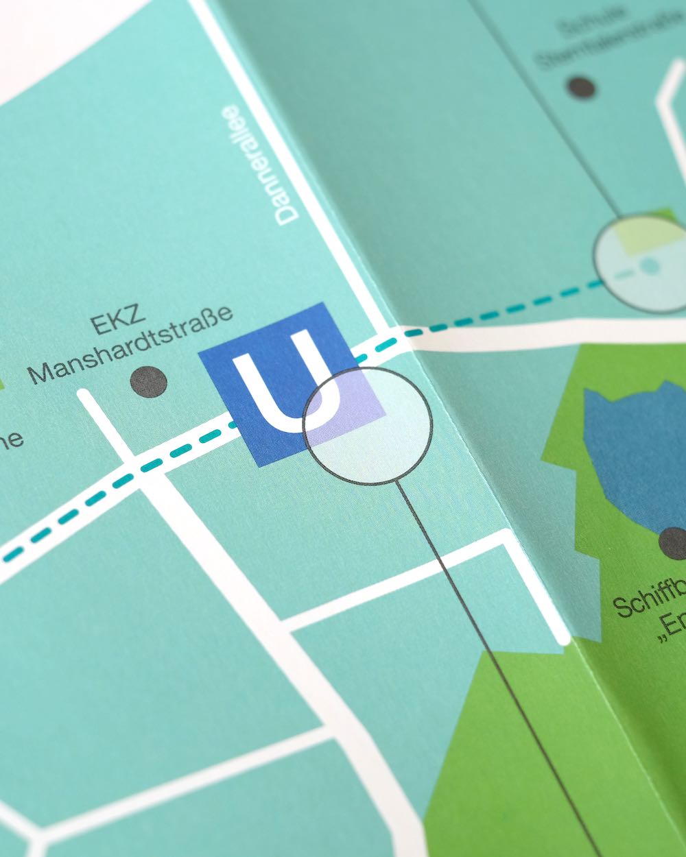 Hochbahn Hamburg Flyer Detail