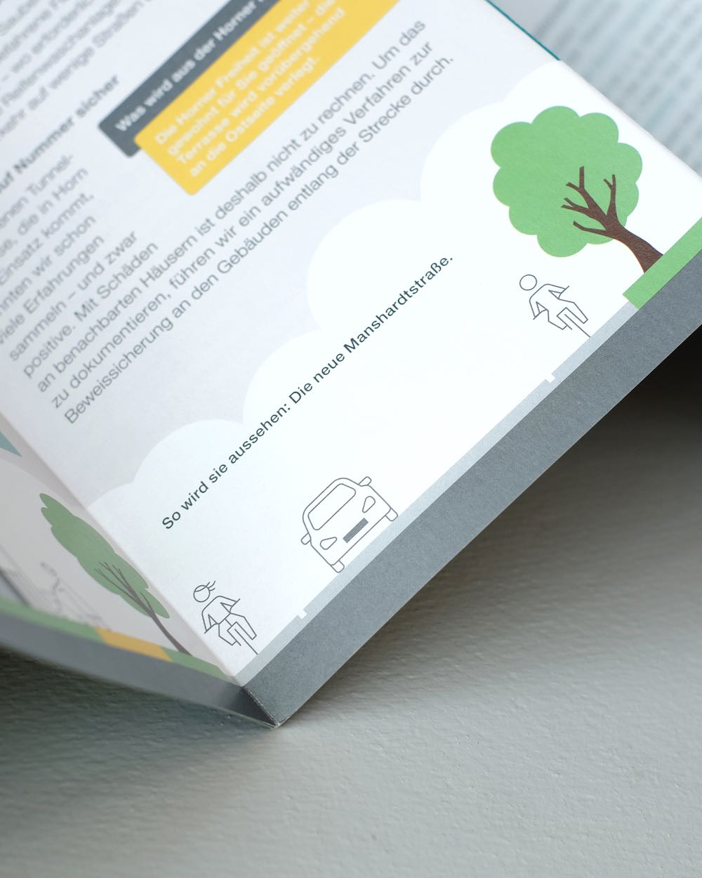 Hochbahn Hamburg Flyer Detail