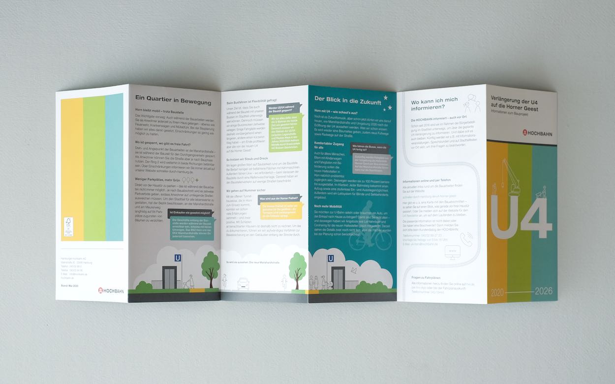 Hochbahn Hamburg Flyer