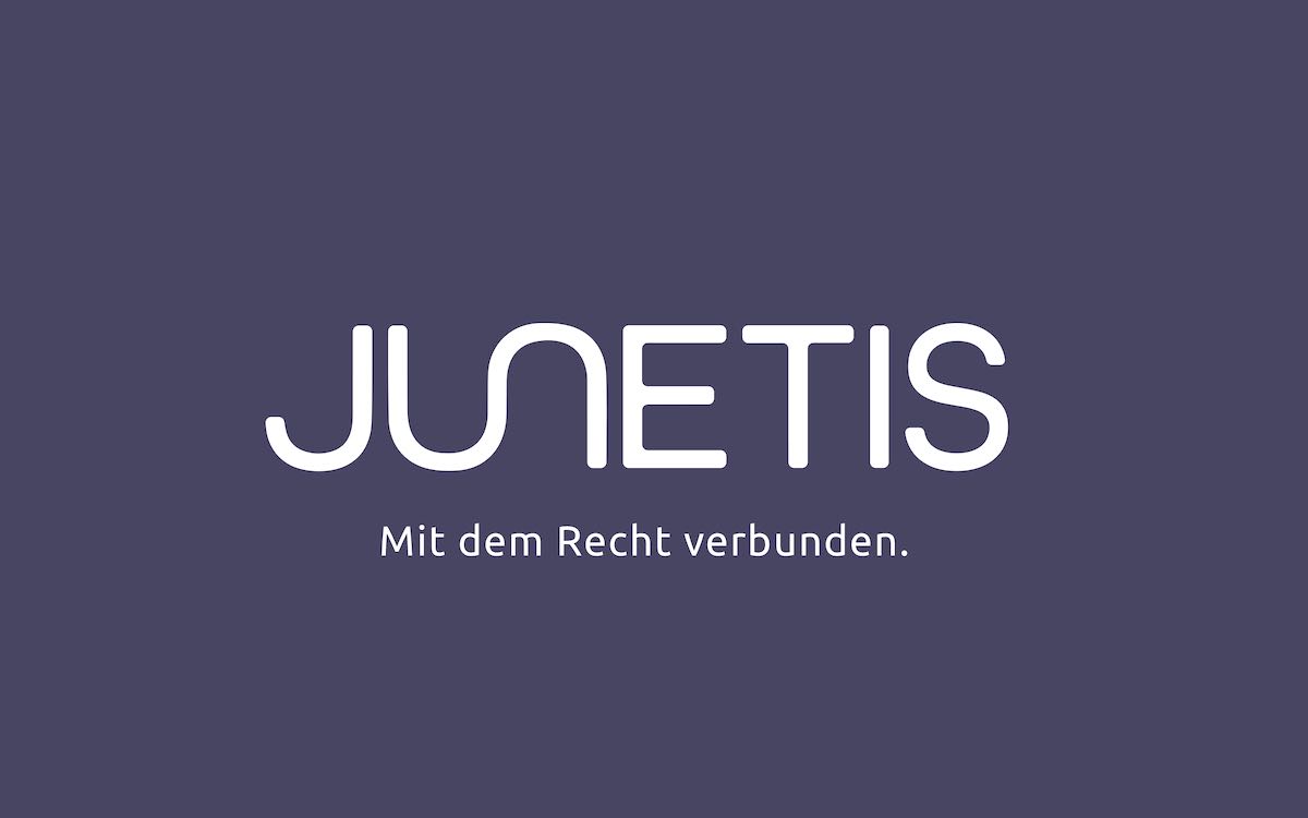 Junetis Logo und Claim