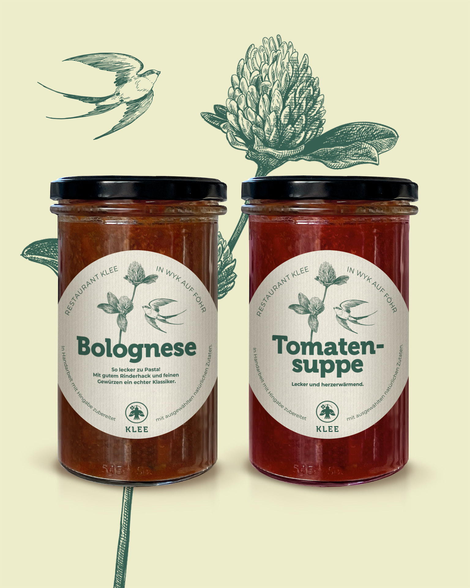 KLEE Einmachgl&auml;ser Bolognese und Tomatensuppe