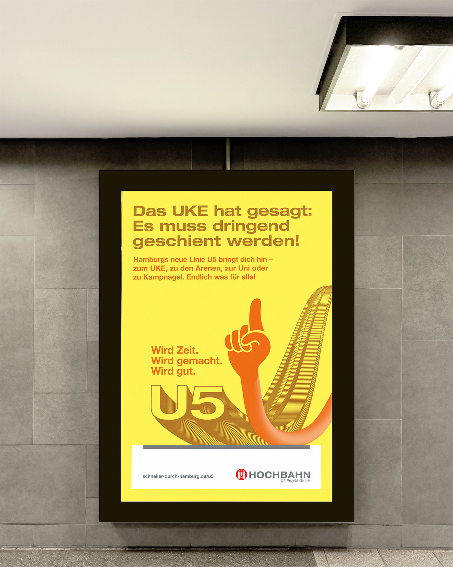 Hamburger Hochbahn AG Entwicklung eines Keyvisuals